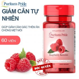 Hỗ trợ giảm cân puritan's pride raspberry ketones 500mg loại 60 viên