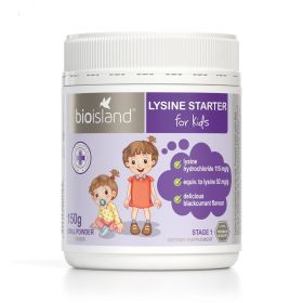 Bio Island Lysine Starter for Kids 150g Oral Powder - Bổ sung vitamin tăng chiều cao cho bé